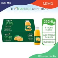 [Date Mới] Thùng 24 chai nước trái cây xoài tự nhiên TH True Juice 350ml (350ml x 24)