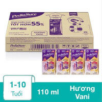 (Date Mới) Thùng 48 Hộp Sữa nước Pediasure Vani 110ml
