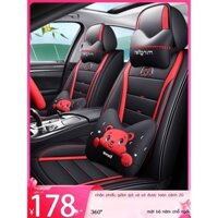 (Date mới)Đệm ghế ô tô được bao quanh hoàn toàn bởi bọc ghế da bốn mùa phổ quát lụa băng đệm đặc biệt mùa hè bọc ghế da