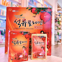 [DATE MỚI]Nước Ép Lựu Collagen Hàn Quốc, Hộp 30 gói* 80ml