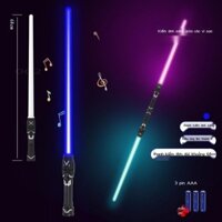 ❧❁(Date mới)♕Thanh kiếm lazer Star Wars Ánh sáng đồ chơi phát đèn flash huỳnh quang cho trẻ em-Lhgb39