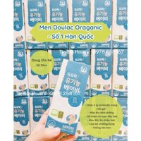 [Date mowis 1/2025]Men vi sinh hữu cơ Duolac Organic Hàn Quốc hộp 30 gói | TÁO BẮP'S HOUSE