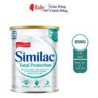 [Date T10/26]Sữa bột dinh dưỡng công thức Similac Total Protection 2+ 850g/lon