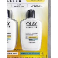 Date T11/2026_ Một chai Kem dưỡng ẩm chống nắng cho da nhạy cảm Olay Sensitive SPF40 177ml của Mỹ