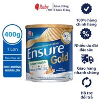 [Date T11/23] Sữa bột Ensure Gold Green Health Đạm thực vật hương Hạnh nhân 400G