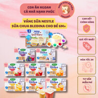 [Date T12/24-T2/25] Sữa Chua BLEDINA, Váng Sữa NESTLE Cho Bé Ăn Dặm Từ 6M+ Lốc 6 Hộp