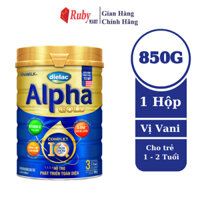 [Date T12/26] Sữa bột Dielac Alpha Gold 3 - lon 850g (cho trẻ từ 1 - 2 tuổi)