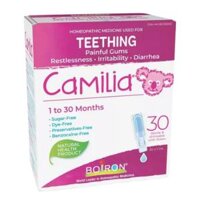 [Date T1.25] Muối Vi Lượng Đồng Căn Giảm Đau Mọc Răng Camilia Boiron Canada 30 tuýp×1ml