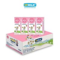 [DATE T1/25] Thùng 48 hộp sữa Tiệt Trùng VPMilk Grow+ Vị Dâu 180ml