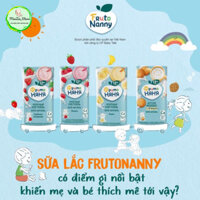 [Date T5-T6/2025] Combo 12 hộp sữa ngày Fruto Nga 200ml vị bánh quy/chuối/dâu/mâm xôi cho bé từ 12m
