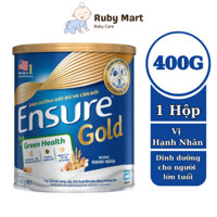 [Date T5/25] Sữa bột Ensure Gold Green Health Đạm thực vật hương Hạnh nhân 400G