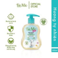 [DATE T6/2025] Sữa tắm gội hữu cơ cho bé BioMio BIO-SOAP 300ml nước cây xô thơm, không kích ứng, an toàn lành tính