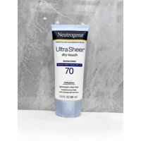 Date T6/2027_ Kem chống nắng Neutrogena Ultra Sheer Dry Touch Sunscreen SPF70 88ml của Mỹ