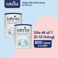 [DATE T7/2024] Combo 2 Sữa dê Kabrita số 1 - Lon 800g