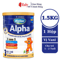 [Date T8/25] Sữa bột Dielac Alpha 3 - lon 1,5kg (cho trẻ từ 1 - 2 tuổi)