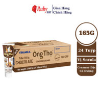 [Date T8/25] Thùng 24 Tuýp Sữa Đặc Có Đường Ông Thọ vị Socola - Tuýp 165g