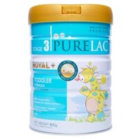 Date T9/2024 Sữa Bột PURELAC Số 3 800g