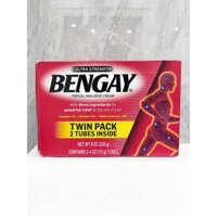 Date T9/2026_ Hộp Kem Xoa Bóp Gỉam Đau Nhức Bengay Ultra Strength Non-Creasy Cream 113g của Mỹ