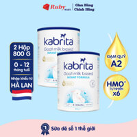 [Date T9/26] Combo 2 Lon Sữa dê Kabrita số 1 800g dành cho trẻ từ 0 đến 12 tháng tuổi