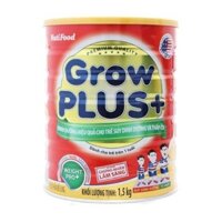 (DATE THÁNG 8/2024) Sữa Bột Nutifood Grow Plus+ Đỏ - Hộp 1,5kg lo