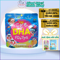 [Date thg9-2026] Kẹo Dẻo DHA Drop Gummy Nhật Bản 90 Viên