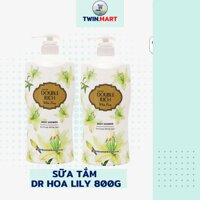 DATE XA 2024 Sữa Tắm Double Rich 800g - Hàn Quốc - Hoa hồng - Hoa anh đào - iris - lily - sen gạo - Hoa lily