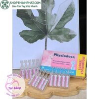 [Date Xa] Nước Muối Sinh Lý Pháp Hồng 40 Ống Physiodose, Nước Muối Tép Hồng