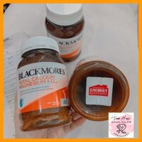 [Date xa, tem Chemist] Viên uống Canxi Total Blackmores - Total Calcium Magnesium + D3 200 viên