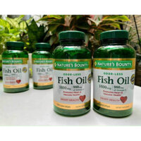 (Date xa) Viên Dầu cá Fish oil nature's biunty omega3 1400mg 130 Viên