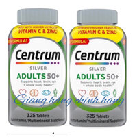 [date09/2026] Viên Uống Centrum Silver Adults 50+/nam+nữ 325viên MẪU MỚI