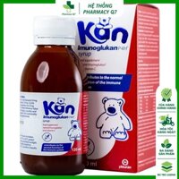 [DATE11/25] Siro Tăng Sức Đề Kháng KAN Imunoglukan P4H Pleuran 120ml IMUNO GLUKAN IMMUNO GLUKAN GẤU KAN