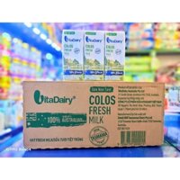 [Date3/24]Thùng sữa non tươi Colos fresh milk Vitadairy