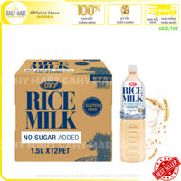 [DATET1/2027] [Thùng12chai] Nước gạo/sữa gạo không đường OKF RICE MILK Hàn Quốc_chai 1,5L.GAHY MART.