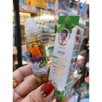 Dầu 22 vị thảo dược Thái Lan, dầu gió nóng lăn OTOP Herbal Liquid Balm Yatim Brand 8ml