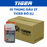 Dầu 2T 2 nắp TIGER 1:50 Lit/Lon Loại đỏ (20L/T) | Hàng chính hãng