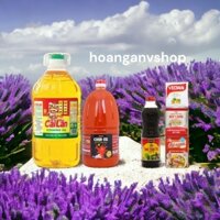 Dầu ăn Cái Lân 5 lít, Tương ớt Chinsu 2.1kg - Tặng 1c Nước Tương 500ml,1g Bột Ngọt 100g,1g Bột Canh 190g,1g Hạt Nêm 55g