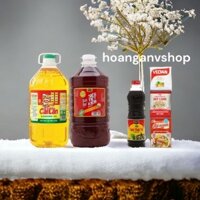 Dầu ăn Cái Lân 5l,Nước mắm Chinsu 4.8l-Tặng 1g Bột Ngọt 100g,1g Bột Canh 190g,1g Hạt Nêm 55g,1c Nước Tương 500ml