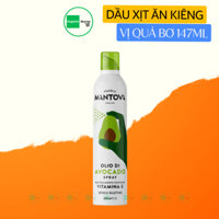 Dầu ăn dạng xịt quả bơ 147ml Mantova Avocado Oil Spray - Dầu xịt Ăn kiêng - Ăn Thực Dưỡng - Organicstores