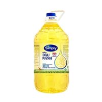 Dầu ăn đậu nành nguyên chất-Simply, can (5lít).