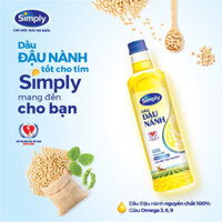 DẦU ĂN ĐẬU NÀNH SIMPLY CHAI 1L/2L