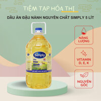 Dầu Ăn Đậu Nành Simply Nguyên Chất Cao Cấp 5 Lít