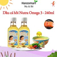 Dầu ăn dinh dưỡng cá hồi NUTRA OMEGA 3 - 240ml - hanzo2009