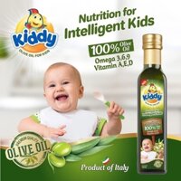 Dầu ăn dinh dưỡng cho bé Kiddy Olive 250ml (date mới 2026)