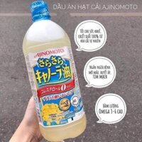 DẦU ĂN HẠT CẢI Ajinomoto Nhật Bản- Dầu ăn Heathy, Eatclean