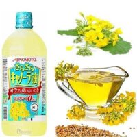 Dầu ăn hạt cải Nhật Bản - 1l - Thùng 10 chai - An toàn, chất lượng