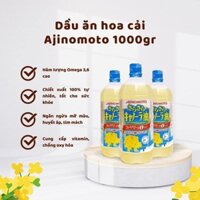 Dầu ăn hạt hoa cải Ajinomoto Nhật Bản ăn dặm cho bé