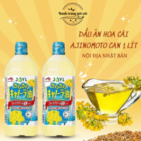 Dầu Ăn Hoa Cải Ajinomoto can 1lít - Nội Địa Nhật Bản