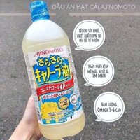 Dầu ăn hoa cải AJINOMOTO Nhật Bản 1000gr