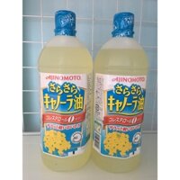 Dầu Ăn Hoa Cải Ajinomoto Nguyên Chất 1 Lít Nhật Bản,Dầu Ăn Hoa Cải Ajinomoto Nhật Bản 1Kg