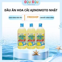 Dầu ăn hoa cải AJNOMOTO Nhật Bản 1000g,dầu hoa cải,hạt cải